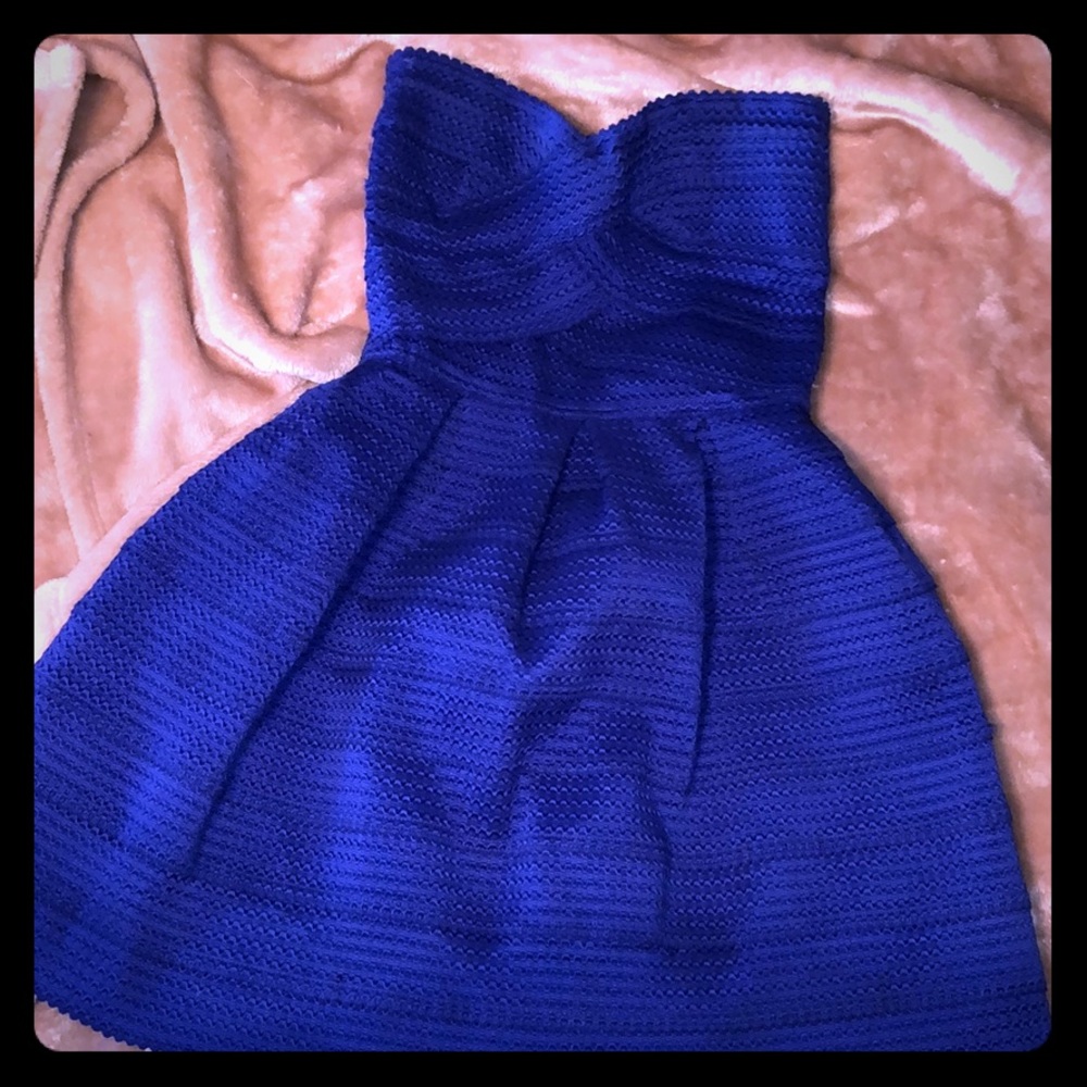 Royal blue dress